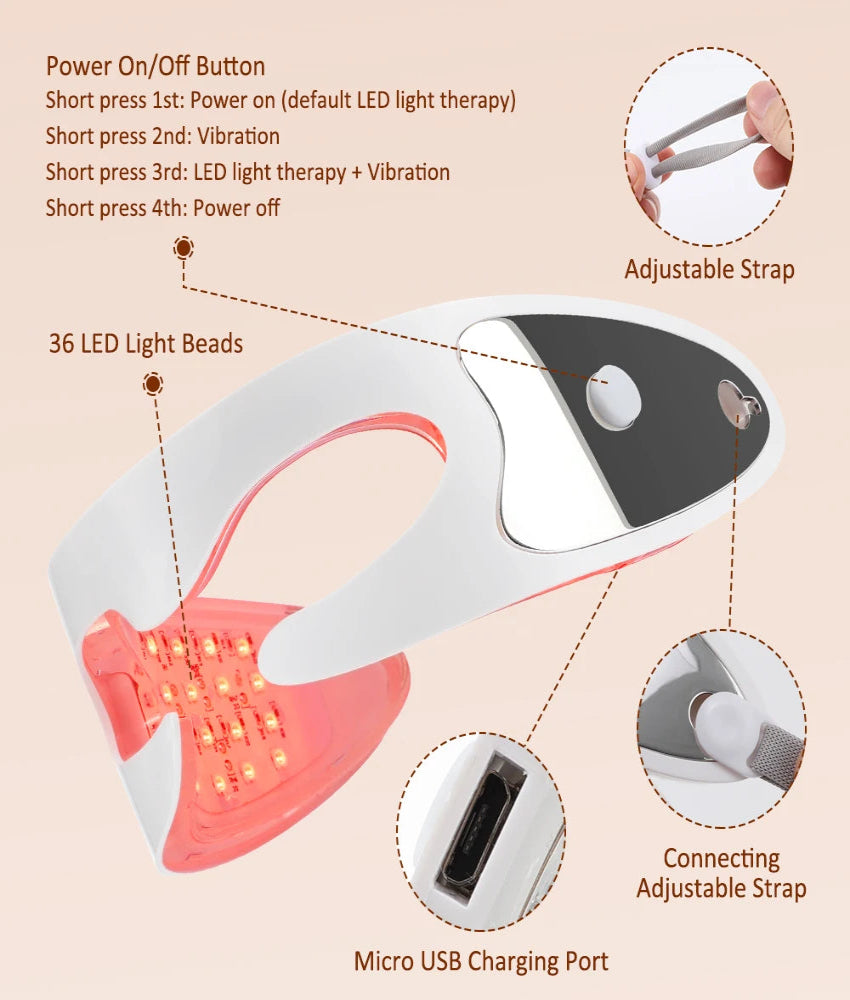 Lumilux™ PDT LED Infrarot-Augenperfektionsmaske