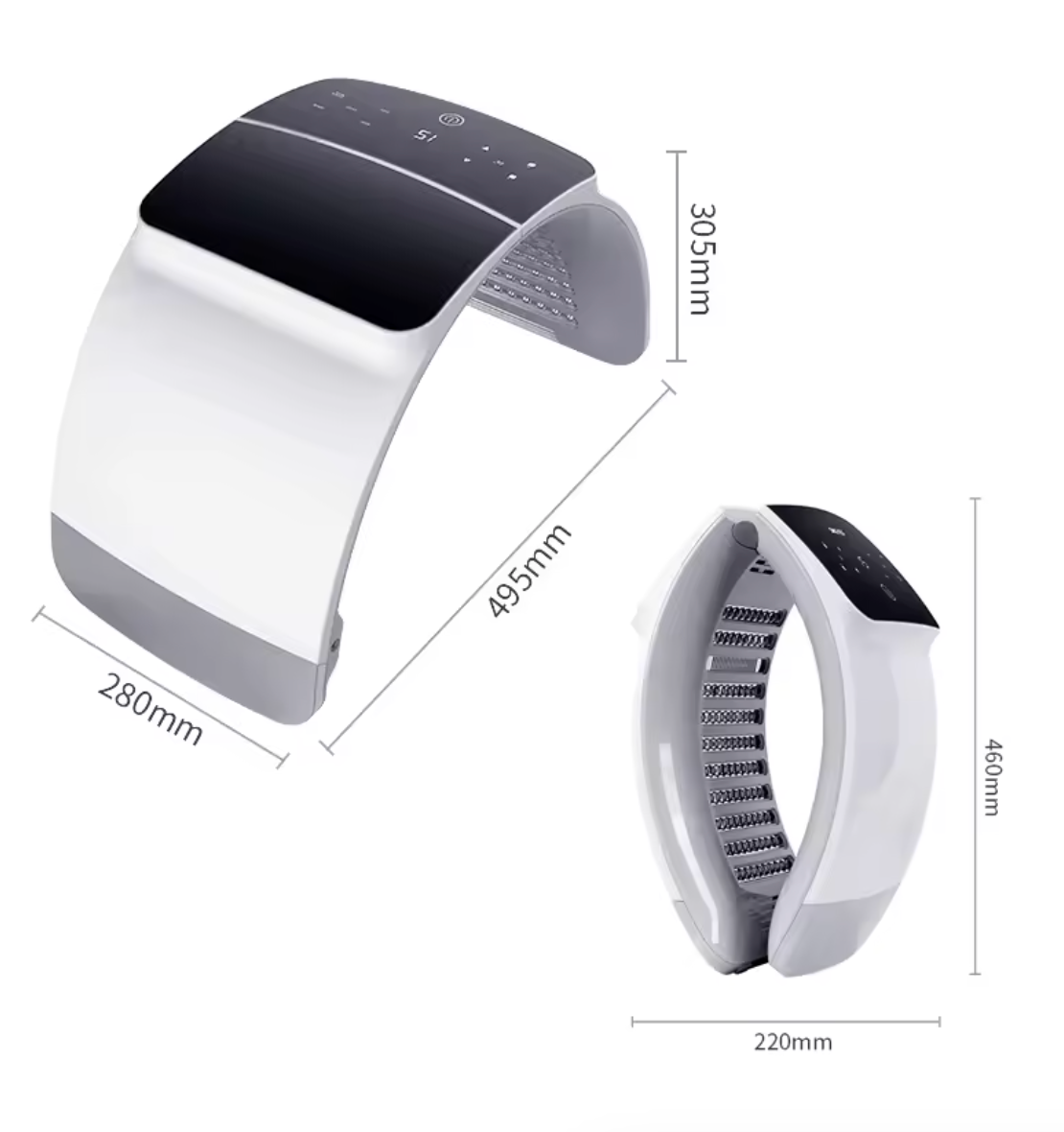 LumiLux™ 7-Farben-Infrarot-PDT-LED-Therapie-Spa-Gesichtsgerät