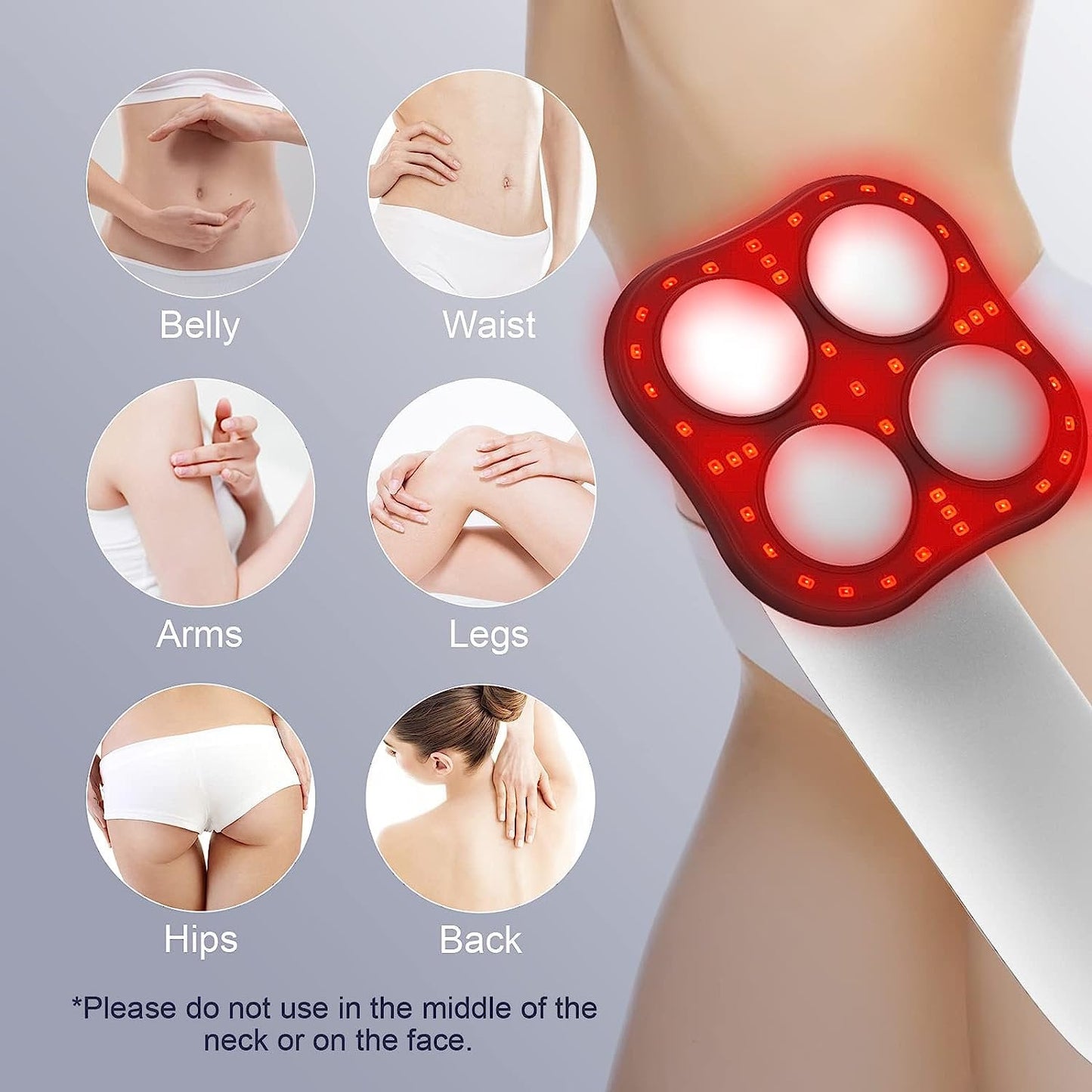 Ultra-Sculpt™ 4-in-1 LED Infrared Lipo & Cellulite Therapy Massager