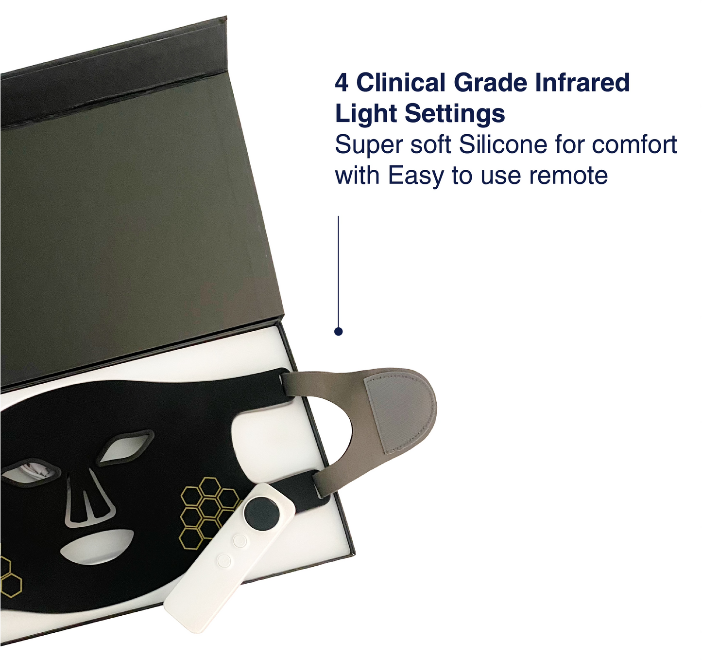 Lumilux™ PDT LED Infrared Therapy Mask with Remote