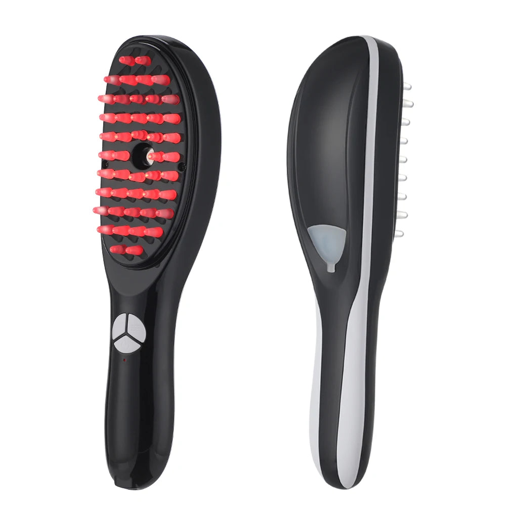 Brosse à cheveux infrarouge LED Therabrush™ avec diffuseur d'huile 