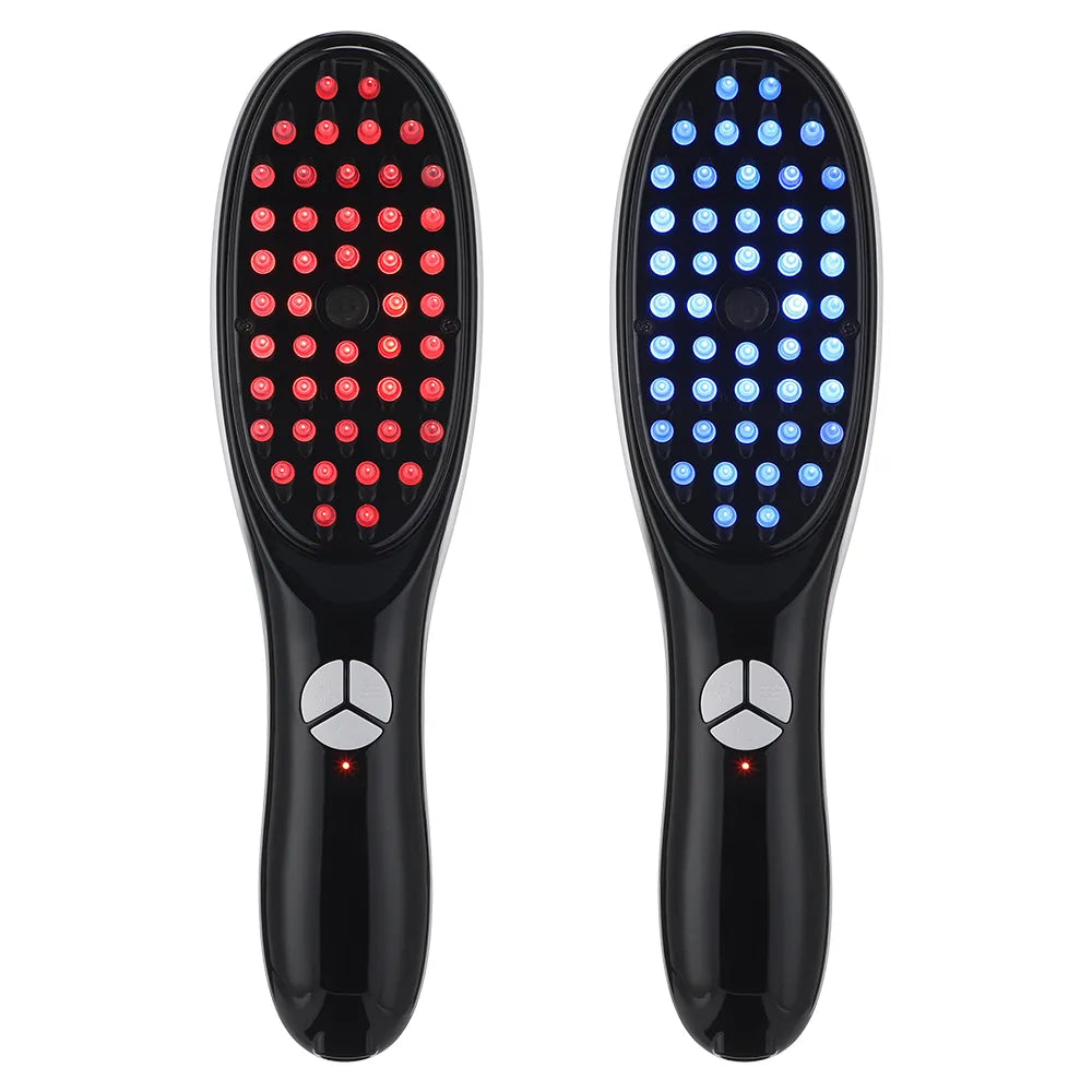 Brosse à cheveux infrarouge LED Therabrush™ avec diffuseur d'huile 